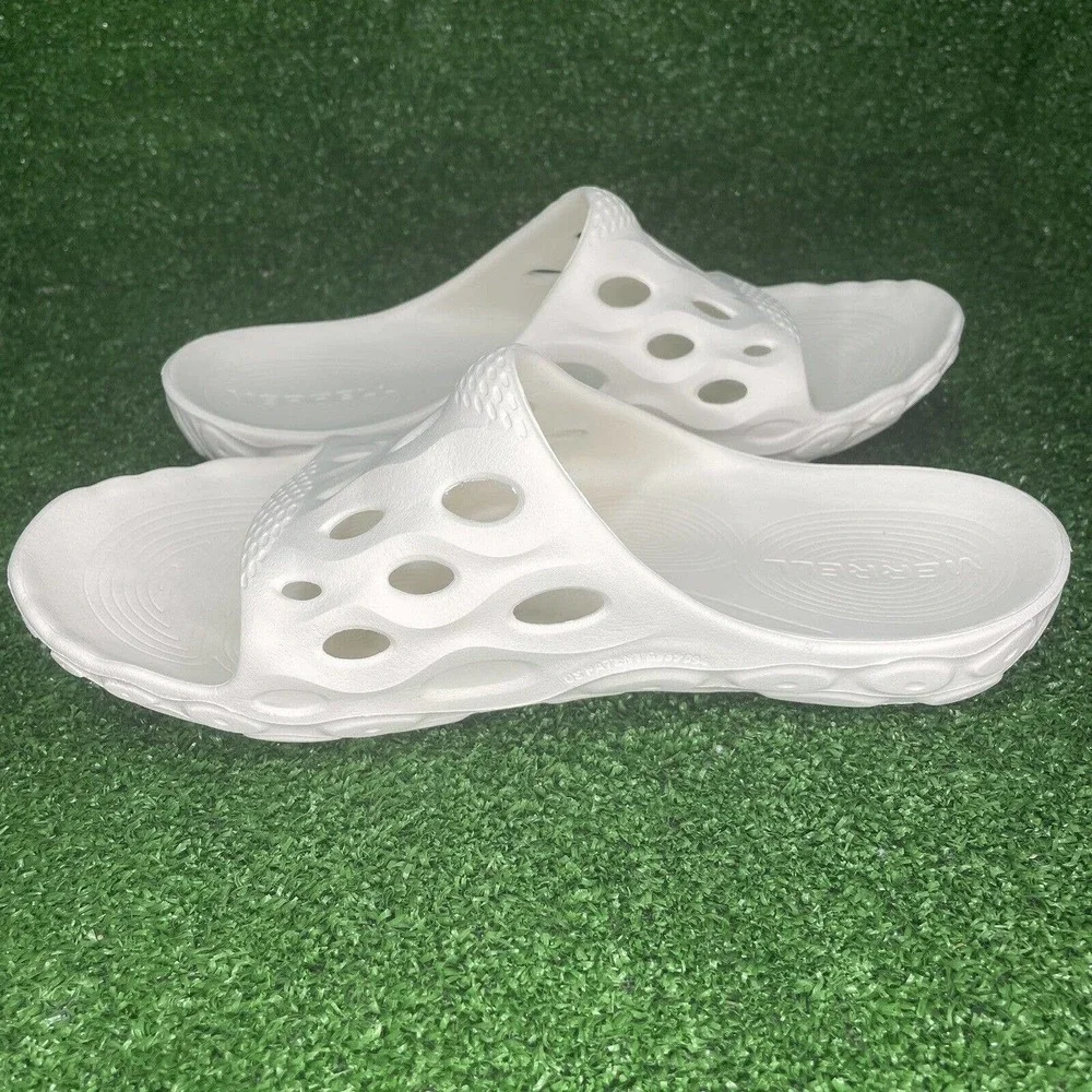 Merrell Hydro Slide Women’s White Sandal - Men’s Shoes Size 8.5 Women’s 10 - Picture 6 of 11